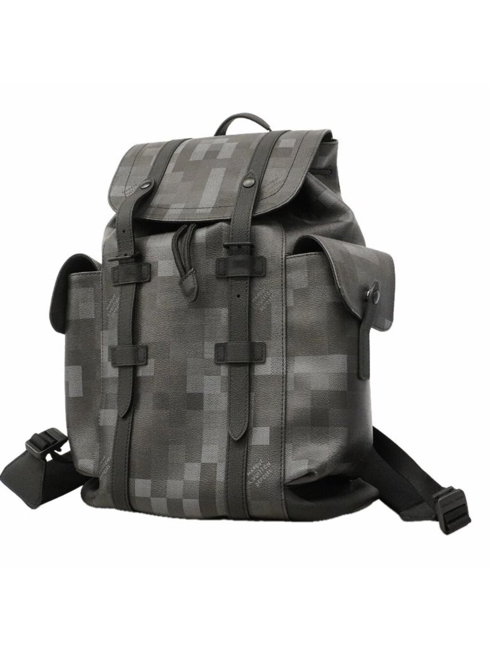 Louis Vuitton Backpack Damoflage Christopher MM Black